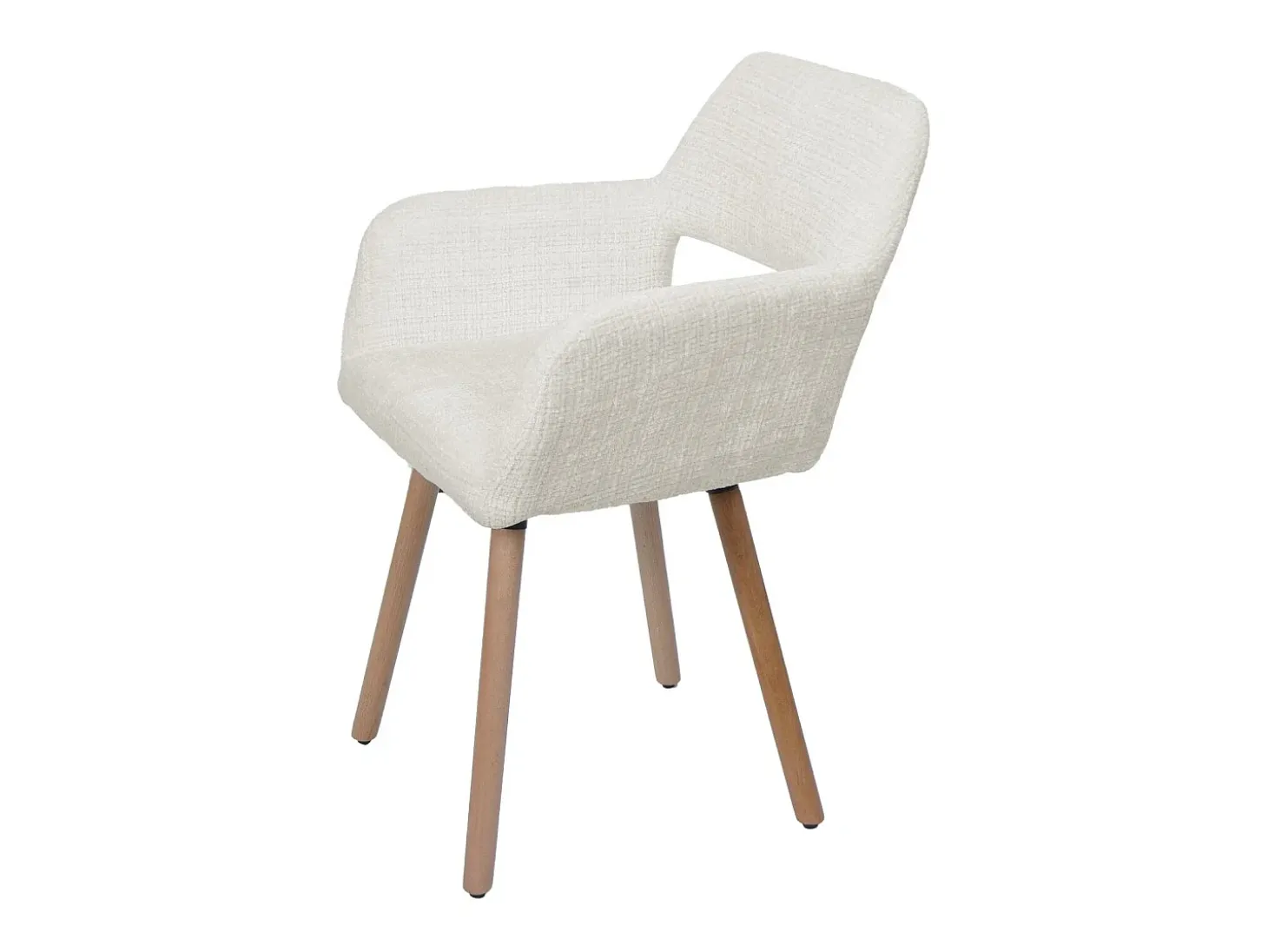 Silla de comedor MCW-A50 II, crema