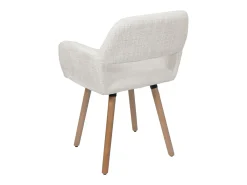 Silla de comedor MCW-A50 II, crema