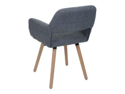Silla de comedor MCW-A50 II, gris oscuro