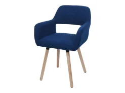Silla de comedor MCW-A50 II, azul
