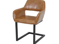 Silla de comedor MCW-A50 II, imitación cuero, imitación ante