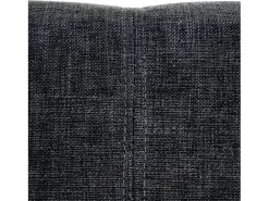 Silla de comedor MCW-A50 II, textil, gris oscuro, patas claras
