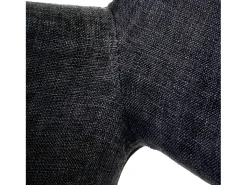 Silla de comedor MCW-A50 II, textil, gris oscuro, patas claras