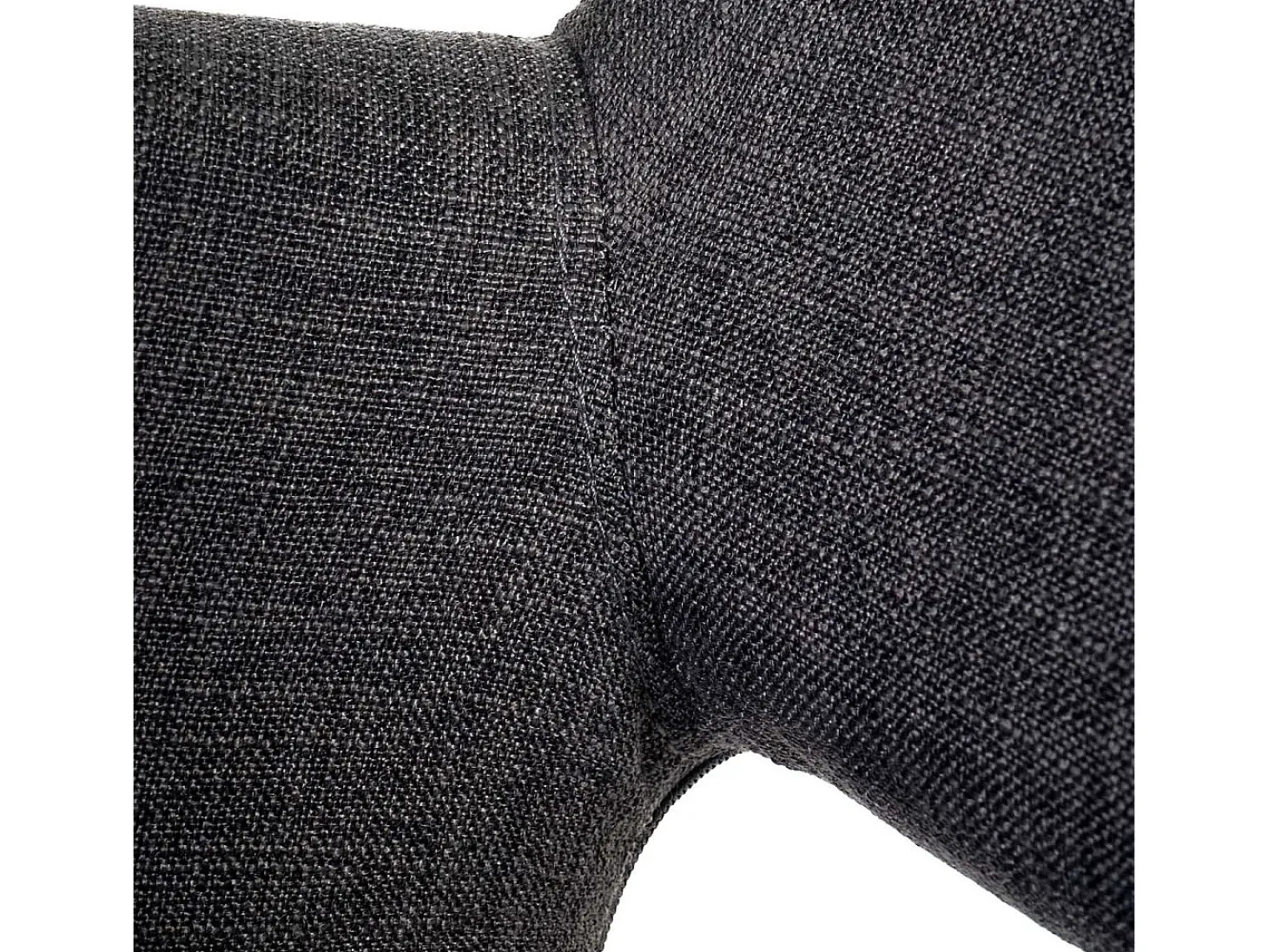 Silla de comedor MCW-A50 II (juego de 6), textil, gris oscuro, patas claras