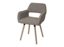 Silla de comedor MCW-A50 II, taupe