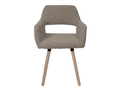Silla de comedor MCW-A50 II, taupe