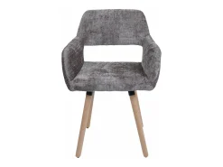 Silla de comedor MCW-A50 II (juego de 6), marrón