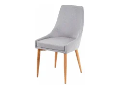 Silla de comedor MCW-B44 II (juego de 6), tela/textil gris
