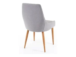 Silla de comedor MCW-B44 II (juego de 6), tela/textil gris