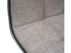 Silla de comedor MCW-C41 (juego de 6), crema-gris