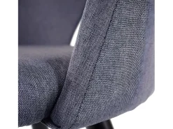 Silla de comedor MCW-D73 (juego de 4), gris oscuro