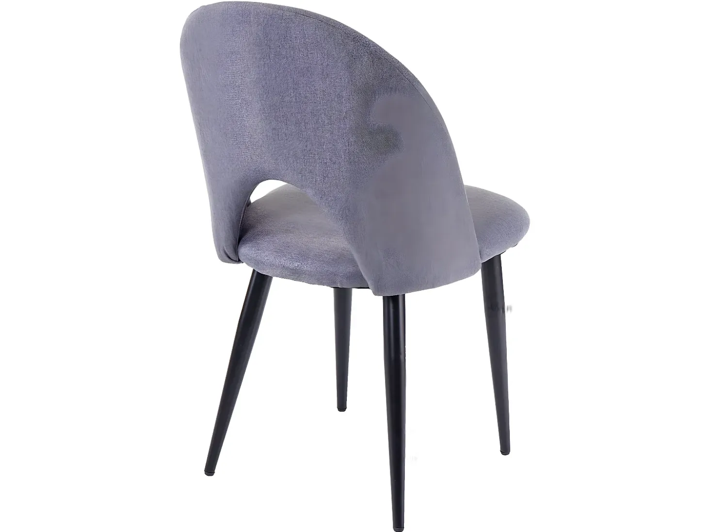 Silla de comedor MCW-D73 (juego de 4), gris oscuro