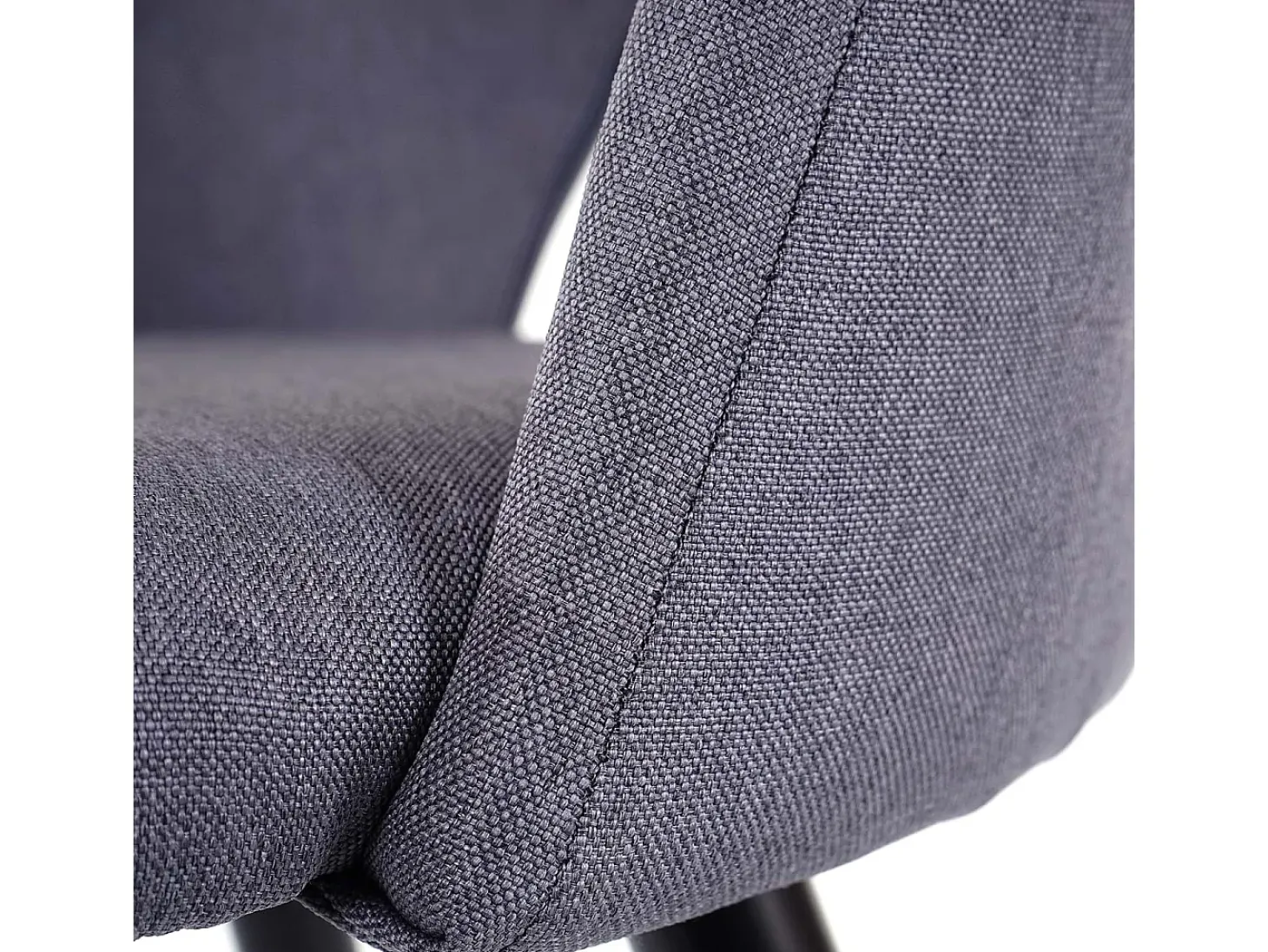 Silla de comedor MCW-D73 (set de 2), gris oscuro