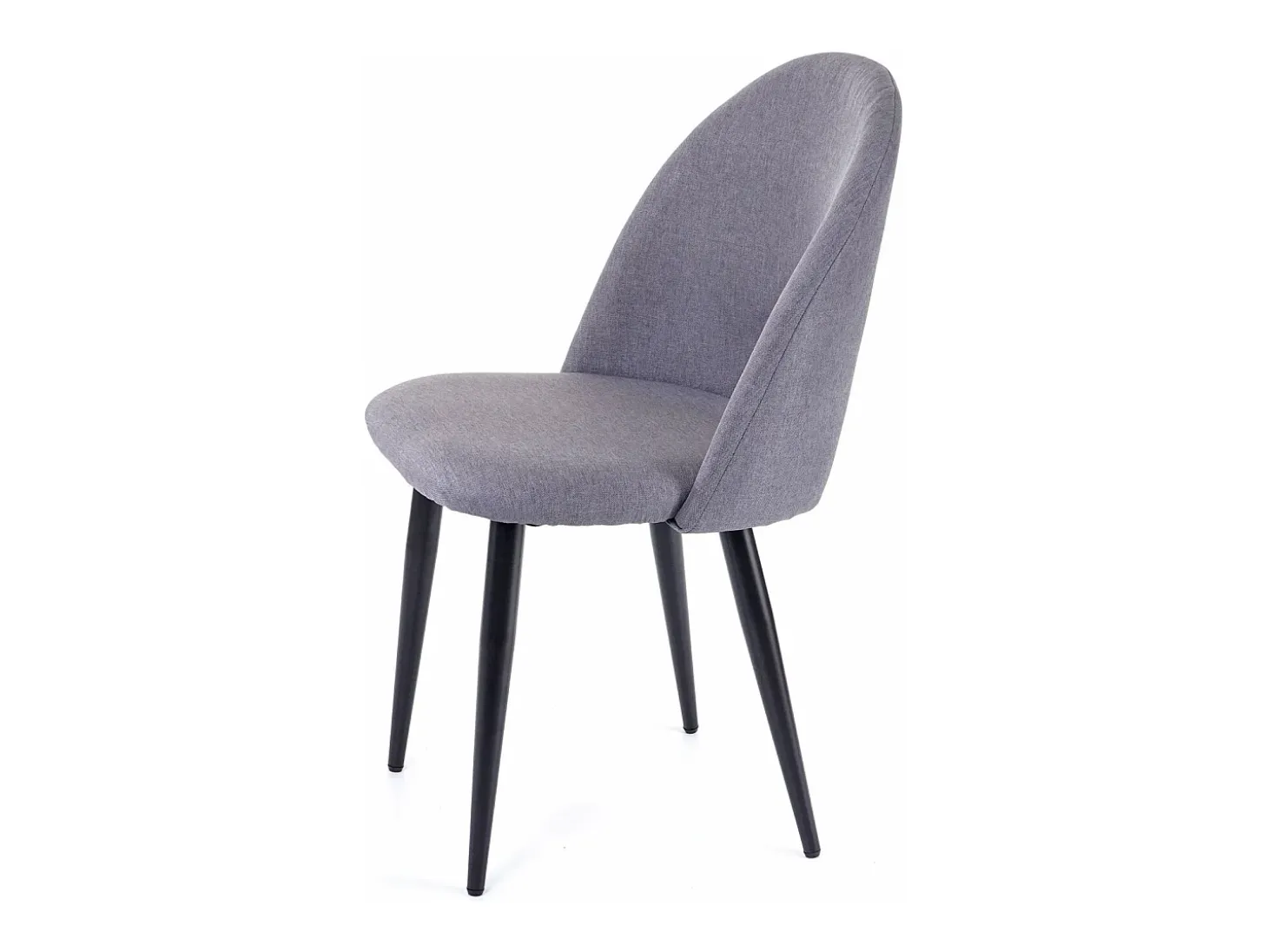 Silla de comedor MCW-D73 (set de 2), gris oscuro