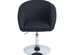 Silla de comedor MCW-F19, tela/textil antracita