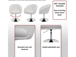 Silla de comedor MCW-F19, tela/textil antracita