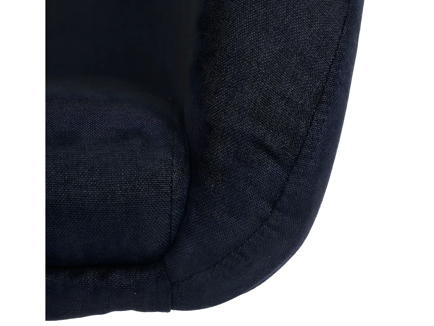 Silla de comedor MCW-F19, tela/textil antracita