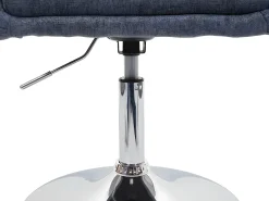 Silla de comedor MCW-F19 (juego de 6), tela/textil gris oscuro