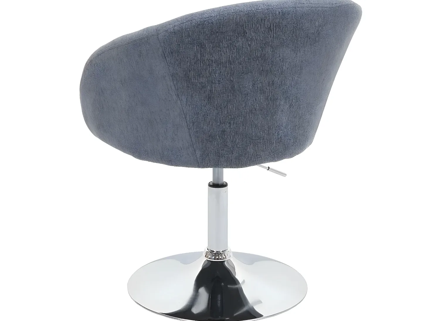Silla de comedor MCW-F19 (juego de 6), tela/textil gris oscuro