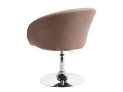 Silla de comedor MCW-F19 (juego de 6), piel sintética taupe