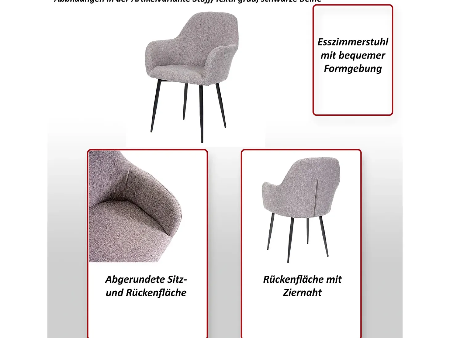 Silla de comedor MCW-F18 (juego de 6), verde terciopelo, patas doradas