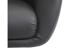 Silla de comedor MCW-F19 (juego de 6), polipiel gris