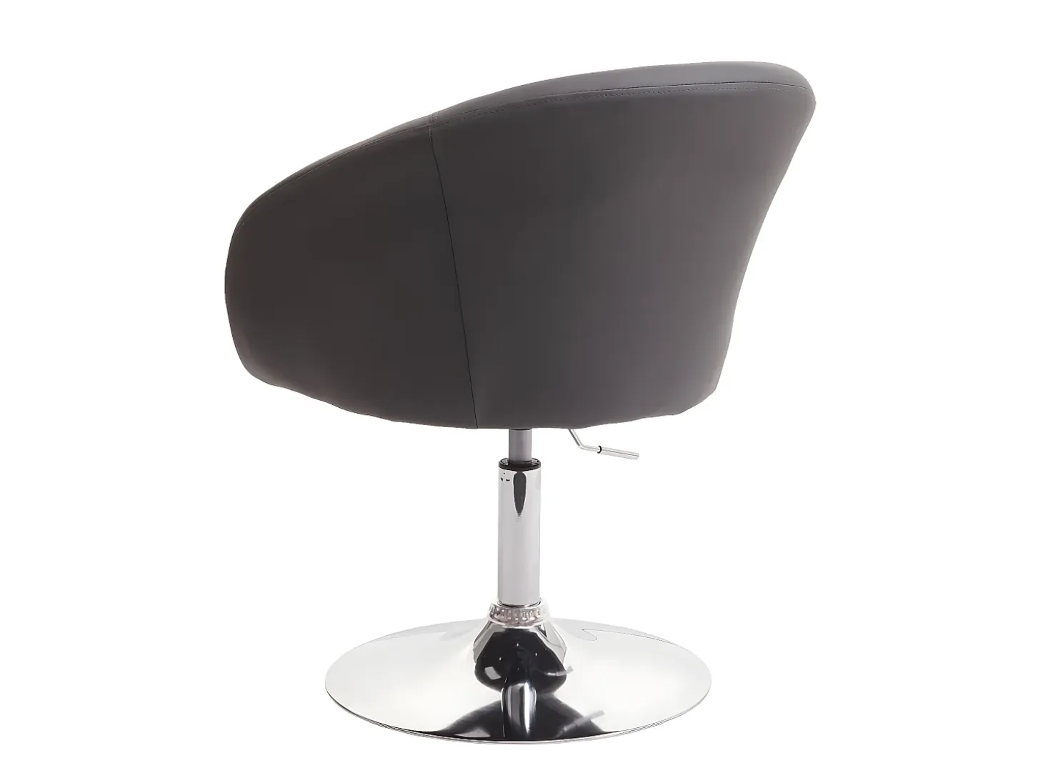 Silla de comedor MCW-F19 (juego de 6), polipiel gris