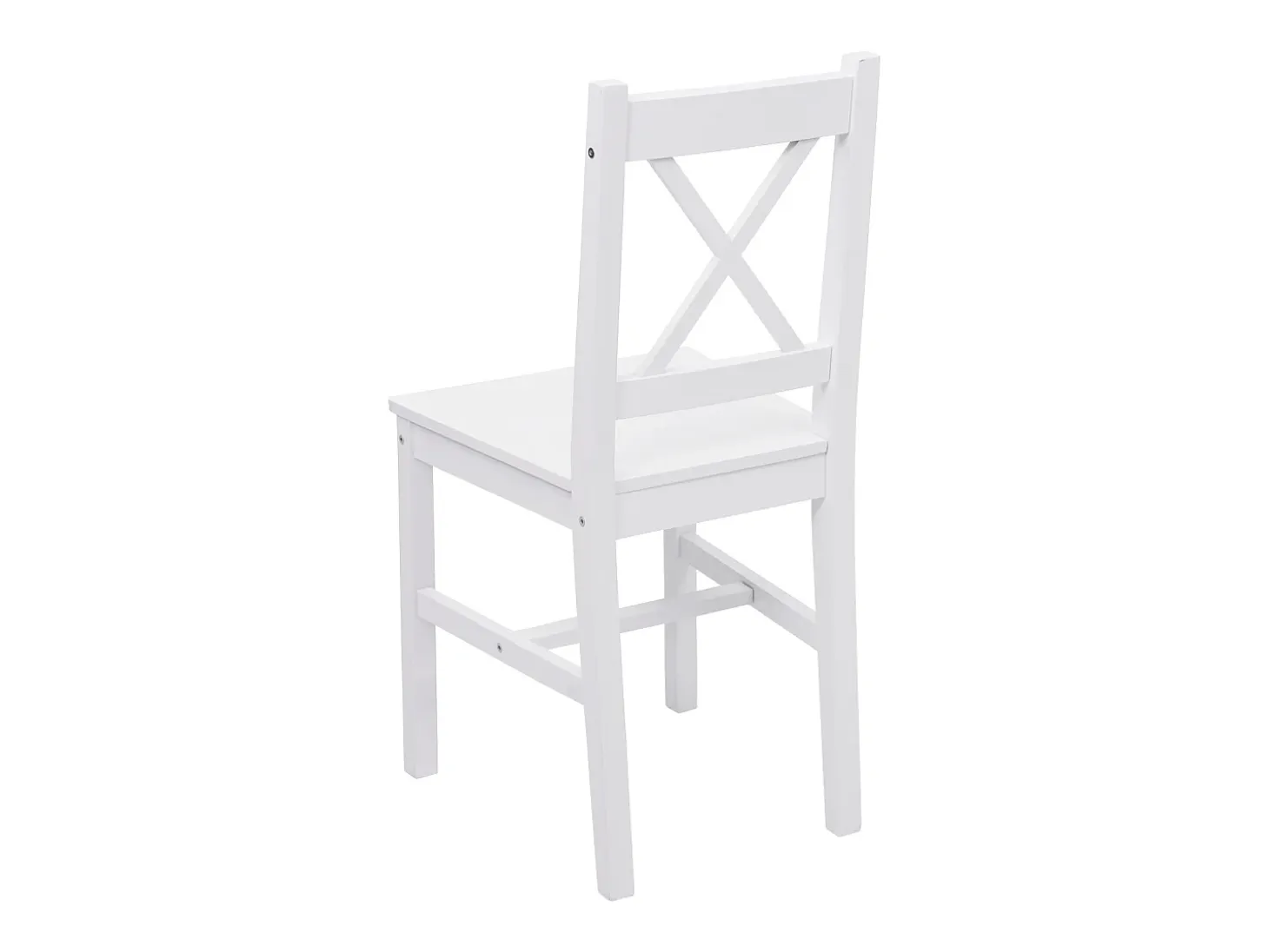 Silla de comedor MCW-F77 (set de 2), blanco