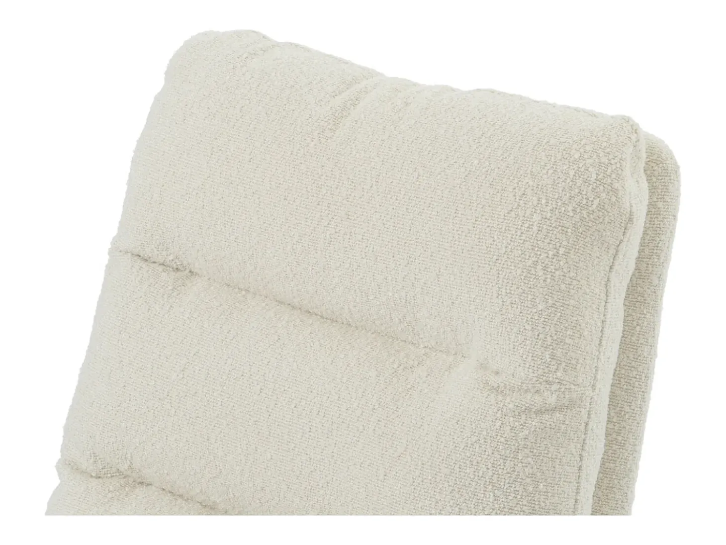 Silla de comedor MCW-G66 Bouclé (juego de 6), blanco crema