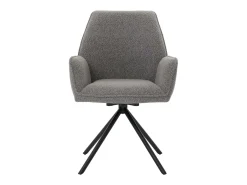 Silla de comedor MCW-G67 Bouclé, gris claro