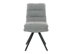 Silla de comedor MCW-G66 Bouclé, gris claro