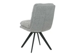 Silla de comedor MCW-G66 Bouclé, gris claro