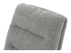 Silla de comedor MCW-G66 Bouclé (juego de 6), gris claro