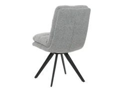 Silla de comedor MCW-G66 Bouclé (juego de 6), gris claro