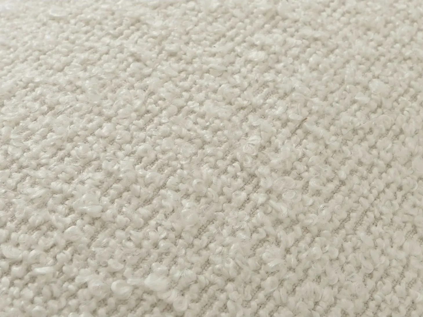 Silla de comedor MCW-G66 Bouclé, blanco crema