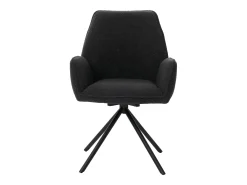 Silla de comedor MCW-G67 Bouclé, gris oscuro