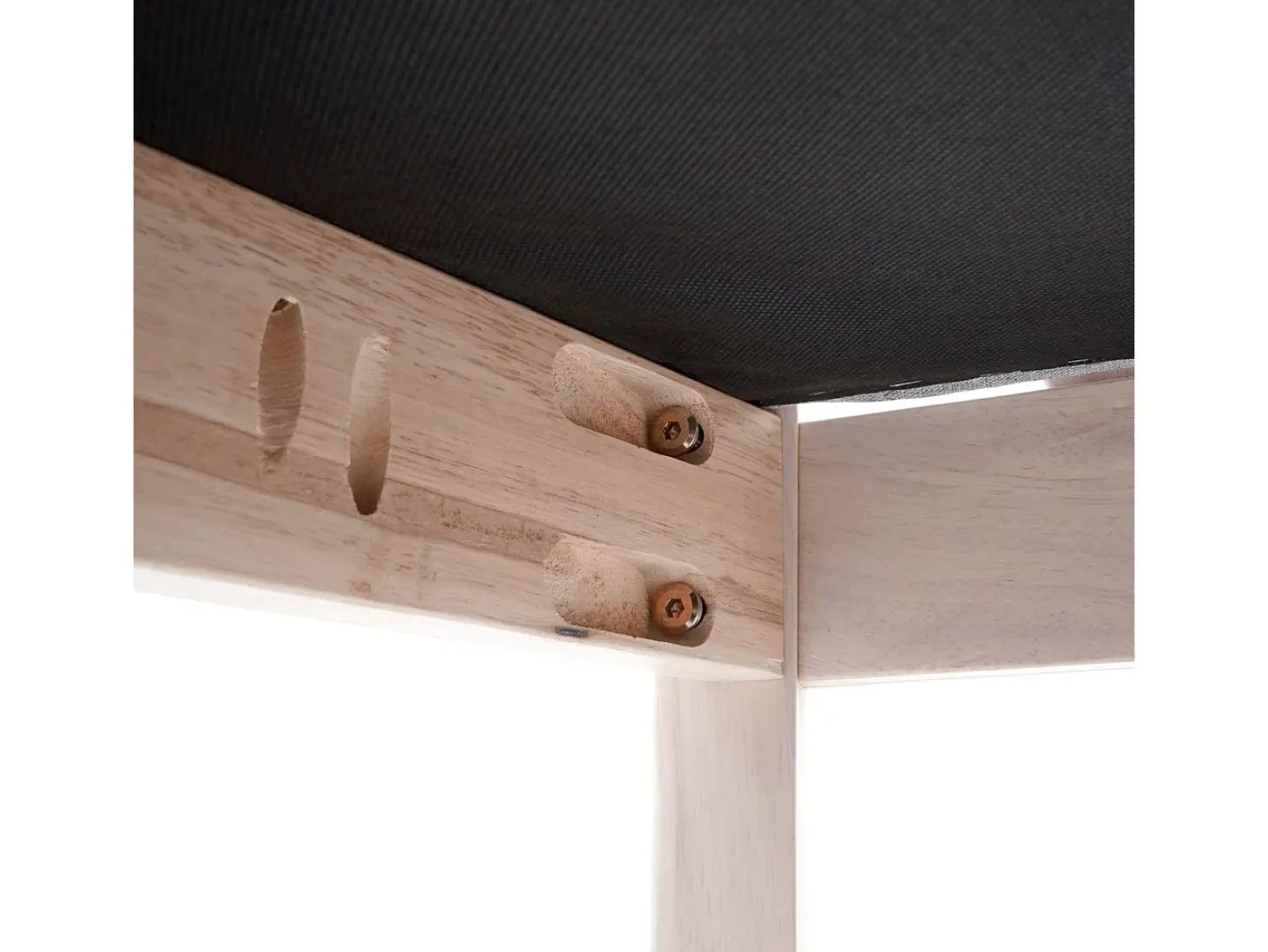 Silla de comedor MCW-G46 (juego de 6), estructura clara, gris