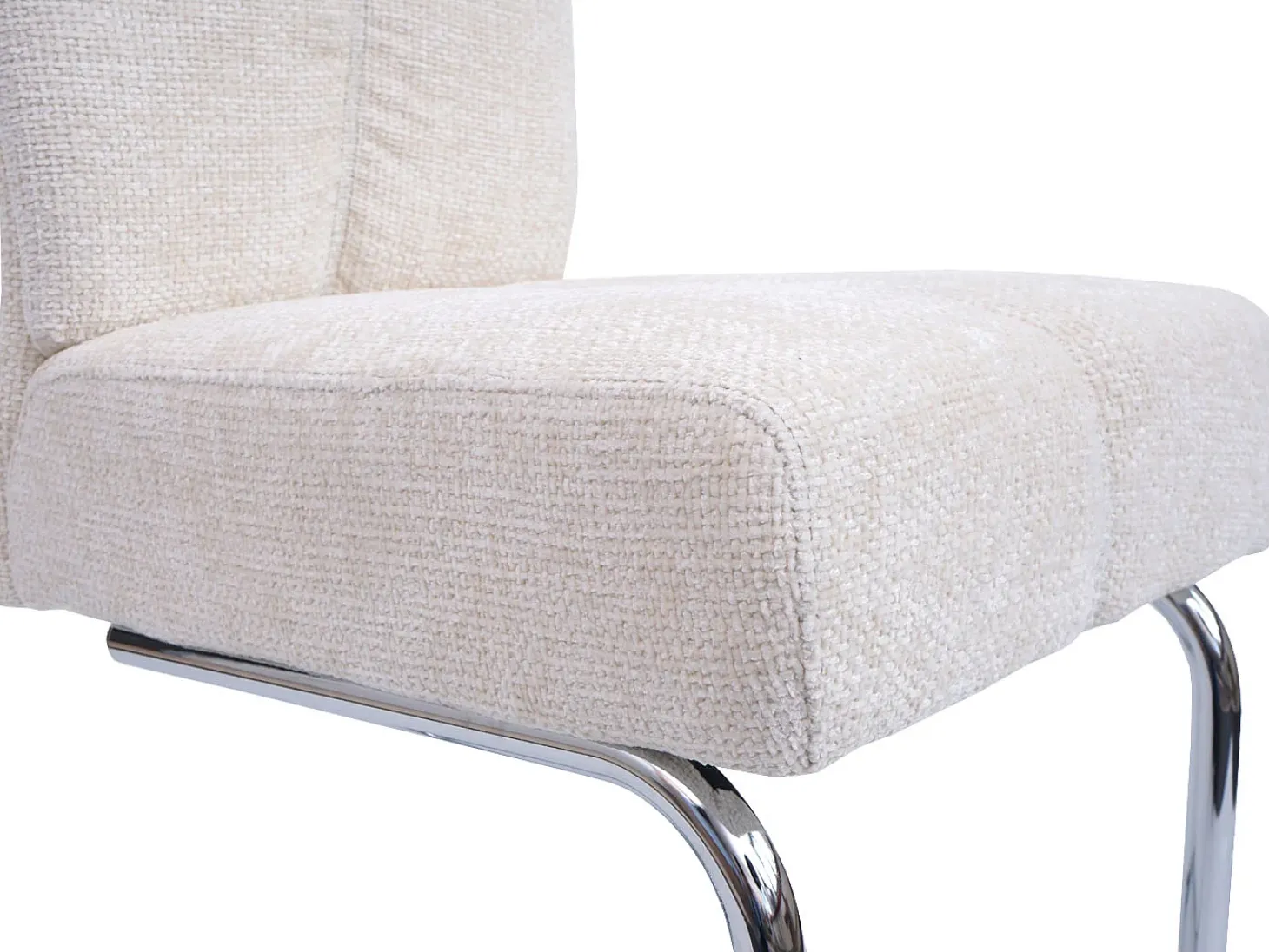Silla de comedor MCW-G56 (juego de 6), crema