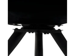 Silla de comedor MCW-G66 (juego de 6), marrón-marrón oscuro