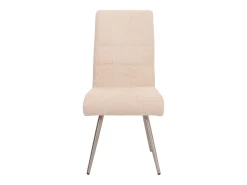 Silla de comedor MCW-G55 (juego de 6), crema