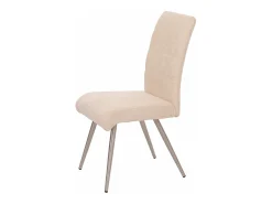 Silla de comedor MCW-G55 (juego de 6), crema
