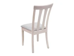 Silla de comedor MCW-G46 (juego de 2), estructura clara, gris