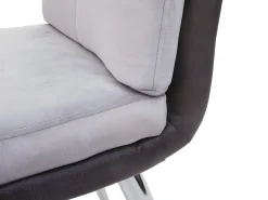 Silla de comedor MCW-G48 (juego de 2), gris