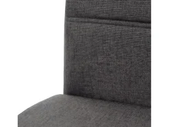 Silla de comedor MCW-G55 (set de 2), gris-marrón