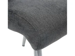 Silla de comedor MCW-G55 (set de 2), gris-marrón