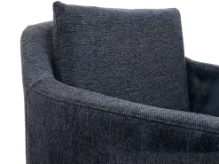 Silla de comedor MCW-H93, tela/textil gris oscuro