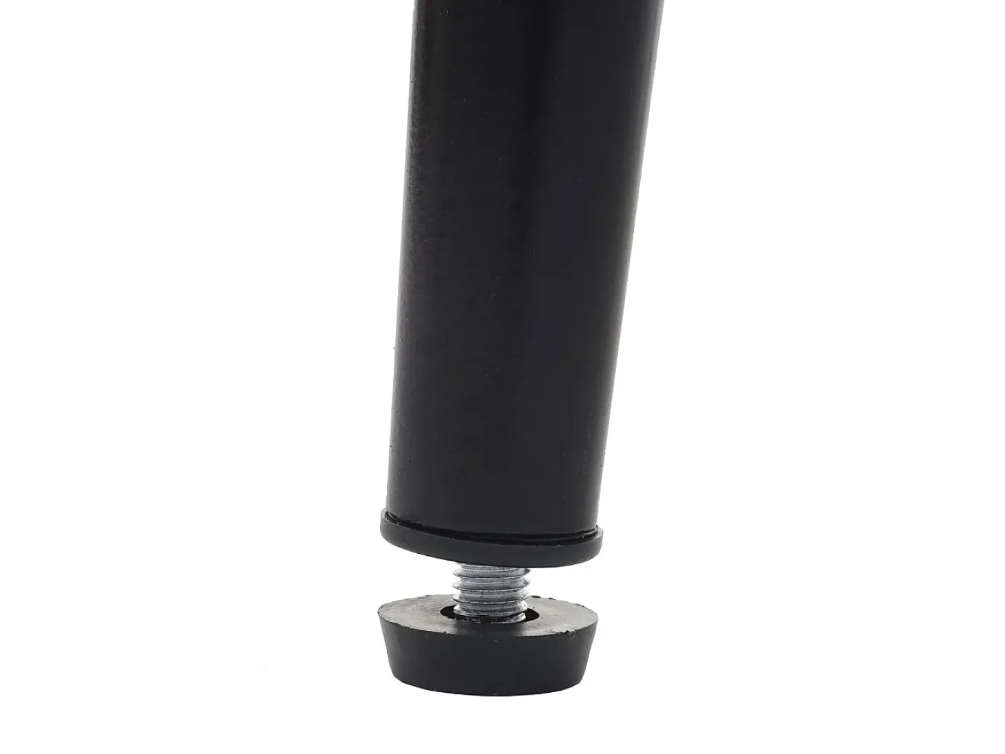 Silla de comedor MCW-H93 (juego de 6), imitación de cuero negro