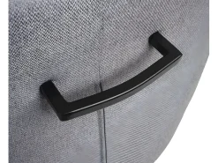 Silla de comedor MCW-H71 (juego de 6) giratoria, gris claro