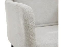 Silla de comedor MCW-H93 (juego de 6), tela/textil crema-beige