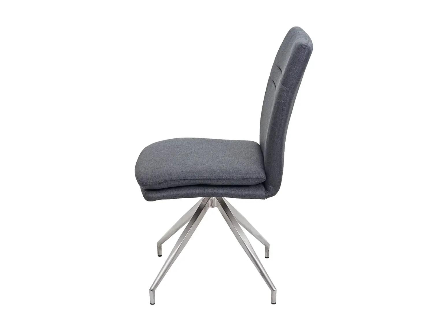 Silla de comedor MCW-H70 (juego de 6), gris oscuro